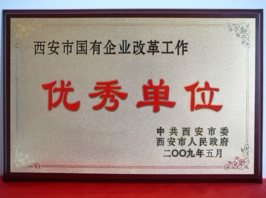 2009年5月，，，，，被西安市委、市政府评为西安市国企业刷新事情优异单位